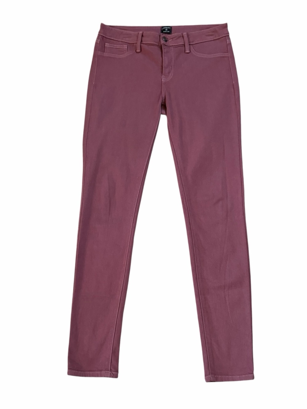 Just Black Mauve Plum Soft Stretch Super Skinny Jeans Size 30